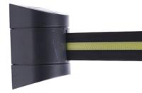 897-33-33-s4 Tensator Black & Yellow PET Retractable Barrier, 4.6m, Yellow/Black Tape