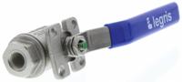 4812-10-13 Legris Stainless Steel 2 Way, Ball Valve, Threaded, BSPP 1/4in, 40bar Operating Pressure