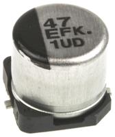 eeefk1e470p Panasonic 47μF Aluminium Electrolytic Aluminium Electrolytic Capacitor 25V dc, Surface Mount - EEEFK1E470P