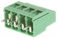 1712805 Phoenix Contact MKDS 3/4-5.08 Series PCB Terminal Block, 4-Contact, 5.08mm Pitch, Through Hole Mount, 1-Row, Screw