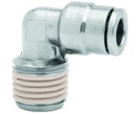 101450828 Norgren PNEUFIT 10 Series Straight Threaded Adaptor, R 1/4 Male to Push In 8 mm, Threaded-to-Tube Connection Style