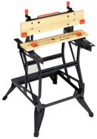 wm550-xj Black & Decker Portable Steel Workbench, 160kg Max Load, Adjustable Height, 775mm x 610mm