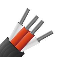 185-3015 RS PRO Type RTD Resistance Thermometer Detector (RTD) Wire, 5m, Screened, PTFE Insulation, +260°C Max, 7/0.2mm