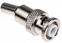 r316072000 Radiall, Plug Cable Mount BNC Connector, 50Ω, Crimp Termination, Straight Body