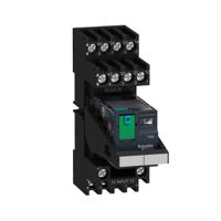 rxm4ab1bdpvm Schneider Electric Harmony Relay RXM Series Interface Relay, DIN Rail Mount, 24V dc Coil, 4PDT, 4-Pole