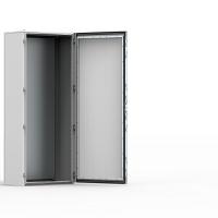 mks16104r5 nVent HOFFMAN MKS Series Mild Steel Single-Door-Door Floor Standing Enclosure, Opaque Door, IP55, 1600 x 1000 x 400mm