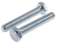 917-2961 RS PRO Bright Zinc Plated Steel, Hex Bolt, M12 x 75mm