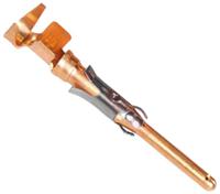 66602-2 TE Connectivity Type III+ Series Male Crimp Terminal, 18AWG Min, 14AWG Max