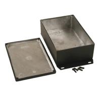 1590wjfbk Hammond 1590 Series Die Cast Aluminium Alloy Enclosure, IP65, Flanged, 145 x 95 x 49mm