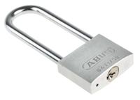 64ti50hb80 ABUS 64TI Key Weatherproof Titanium Weatherproof Padlock, 8mm Shackle, 50mm Body
