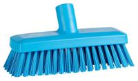 70423 Vikan Broom, Blue With Polyester, Polypropylene, Stainless Steel Bristles for  for General Purpose