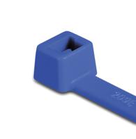 111-01125-t120r-etfe-bu HellermannTyton Cable Tie, High Chemical Resistance, 387mm x 7.4 mm, Blue ETFE, Pk-50