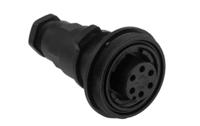 px0740s Bulgin Circular Connector, 6 Contacts, Cable, Standard Connector, Socket, Female, IP68, Standard Buccaneer Series
