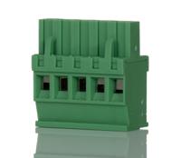 1792278 Phoenix Contact 5.08mm Pitch 5 Way Pluggable Terminal Block, Plug, Cable Mount, Screw Termination