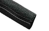 roundit-2000-fr-13mm-black Tenneco Expandable Braided Polyester Black Protective Sleeving, 13mm Diameter, 50m Length, 2000FR Series