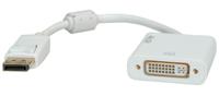 12033136-10 Roline DisplayPort to DVI Adapter, 1.2m Length - 3840 x 2160 Maximum Resolution
