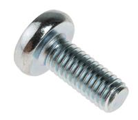 553-611 RS PRO Pozidriv M5 Pan Steel Machine Screws DIN 7985Z x 12.0mm