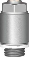 grla-38-qs-8-d Festo GRLA Series Tube Exhaust Valve, 8mm Tube Inlet Port x G 3/8 Outlet Port, 193150