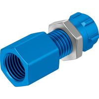qck-18-pk-4-b Festo QCK-1/8 Series Bulkhead, G 1/8 Female, 9425