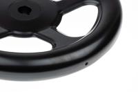 237-366 RS PRO Black Steel Hand Wheel, 250mm diameter