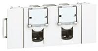 0-765-46 Legrand Mosaic Series Female RJ45 Connector, Cat6, FTP Shield Straight