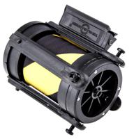 cas-max-d4 Tensator Black & Yellow PET Retractable Barrier, 3.65m