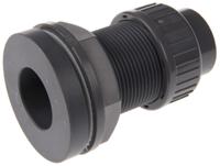 161050228 Georg Fischer Plastic Pipe Fitting, Straight Tank Adapter, 1in to BSP 1in