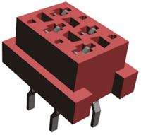 7-215079-4 TE Connectivity Micro-MaTch Series Straight Through Hole Mount PCB Socket, 4-Contact, 2-Row, 2.54mm Pitch, Solder