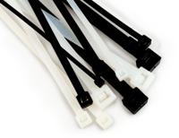 7000035281 3M Cable Tie, Cable Tray Cable Tie, 100mm x 2.5 mm, Clear Nylon, Pk-100