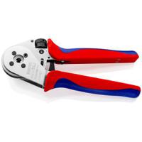 97-52-65 Knipex 97 Hand Ratcheting Four-Mandrel Crimping Pliers for Turned Contacts, 0,14 → 6mm² Wire