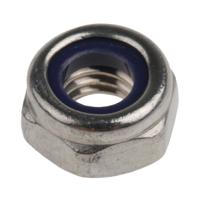 767-832 RS PRO Stainless Steel Lock Nut, DIN 985, M6