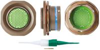 8lt725b35pn Souriau Sunbank by Eaton, 8LT, Copper Alloy 128 Way Panel Mount MIL Spec Circular Connector Receptacle, Pin