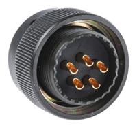 62gb-56t14-05pn Amphenol Limited, 62GB 5 Way Cable Mount MIL Spec Circular Connector PlugOlive, Pin Contacts,Shell Size 14, Bayonet