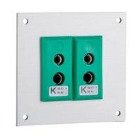 106-639 RS PRO Standard Size Thermocouple Connector Panel for Use with Thermocouple K, RoHS Standard