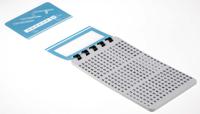 812-1537 RS PRO Adhesive Cable Markers, Black on White, Pre-printed "0 → 15; -; /; +; A → Z"