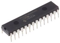 pic24fj64ga002-isp Microchip, 16 bit PIC, PIC24FJ Microcontroller, 32 MHz, 64kB FLASH, 28-Pin SPDIP