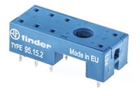 95152sma Finder 95 250V ac PCB Mount Relay Socket, for use with 40.52, 40.61, 41.52, 41.61, 41.81, 44.52, 44.62, 40.51 Series
