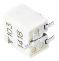 tsm4yl103kb25 10kΩ, SMD Trimmer Potentiometer 1/4W Top Adjust Vishay, TSM4