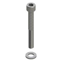 isa2x Parker Steel Hex Screw, DIN 3015-1, M6 x 25mm