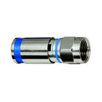 vdv812623 Klein Tools, Jack Cable Mount F Connector, Crimp Termination, Straight Body