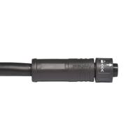 au-08bffm-ql8d01 Amphenol Industrial Female 6 way X Lock A size to Unterminated Free End Sensor Actuator Cable, 1 m
