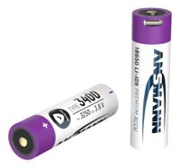1307-0003-520 Ansmann 3.6V Lithium-Ion Rechargeable Battery Pack, 3.4Ah - Pack of 1