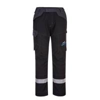 fr402bkr34 Portwest WX3 Black Hi Vis Trouser Flame Resistant, Convective and Contact Heat, Protection Against Radiant 34 in