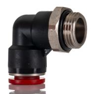 c02471038 Norgren Pneufit C Series Swivel Elbow, Push In 10 mm to G 3/8 Female, Threaded-to-Tube Connection Style, Pneufit