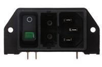 dd2101241111 Schurter C14 Right Angle Panel Mount, PCB Mount IEC Connector Male, 10A, 250 V