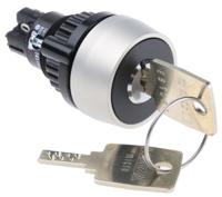 14-141025k2 EAO IP65 Keylock Switch, 1NC+1NO, 5 A @ 250 V ac 2-Way Flat-Key