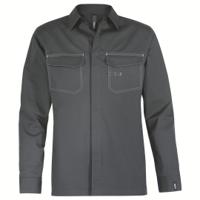 8881211 uvex suXXeed GreenCycle Grey Cotton, Elastane, Polyester Work Shirt, UK L, EU L