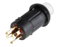 820-7521 RS PRO Illuminated Miniature Push Button Switch, Momentary, PCB, 8mm Cutout, SPST, Red LED, 30V dc