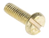 483-1511 RS PRO Slot M4 Pan Brass Machine Screws DIN 85 x 12.0mm