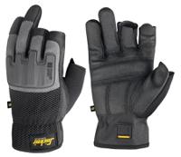 95860448009 Snickers Black Polyamide Work Gloves, Size 9
